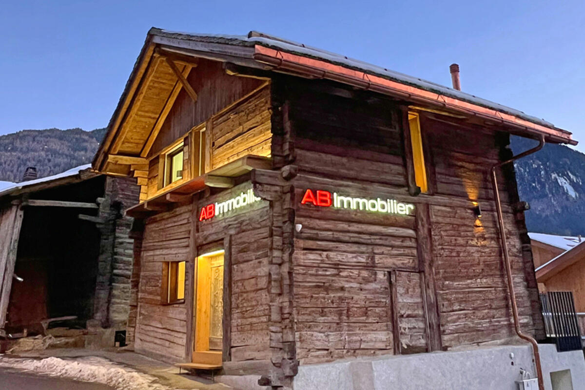 Agence immobilier AB Immobilier à Vollèges (Valais, Suisse)